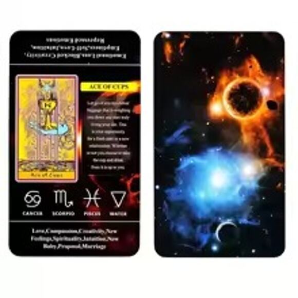 Tarot with Keywords- 78 Card Mini Deck- Great for Beginners - Picture 4 of 5